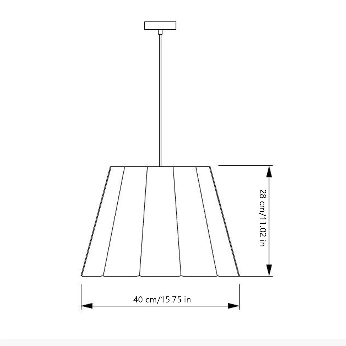 Splicing Board Circular Acoustic Pendant Light