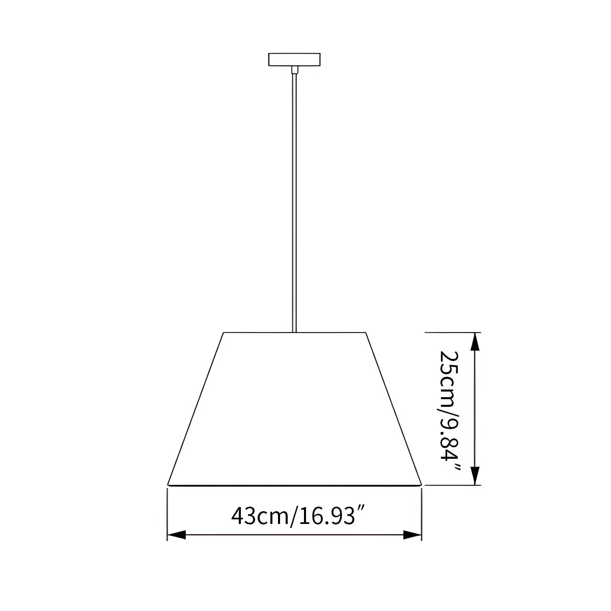 Modern Sound Absorbing Felt Pendant Light