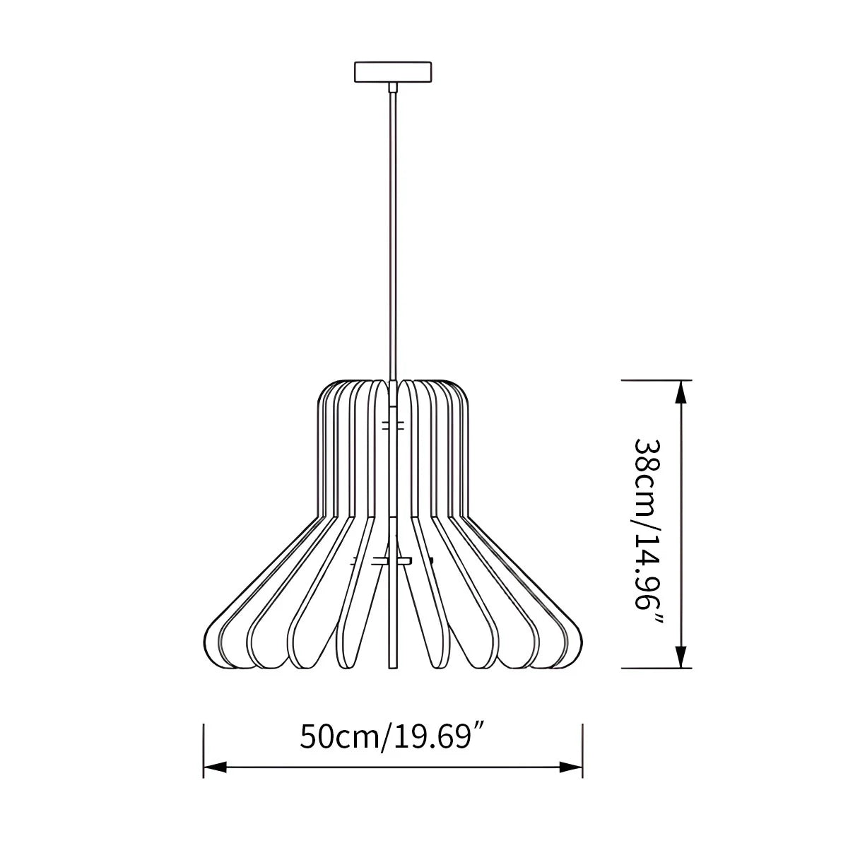 Nordic Octopus Felt Acoustic Pendant Light
