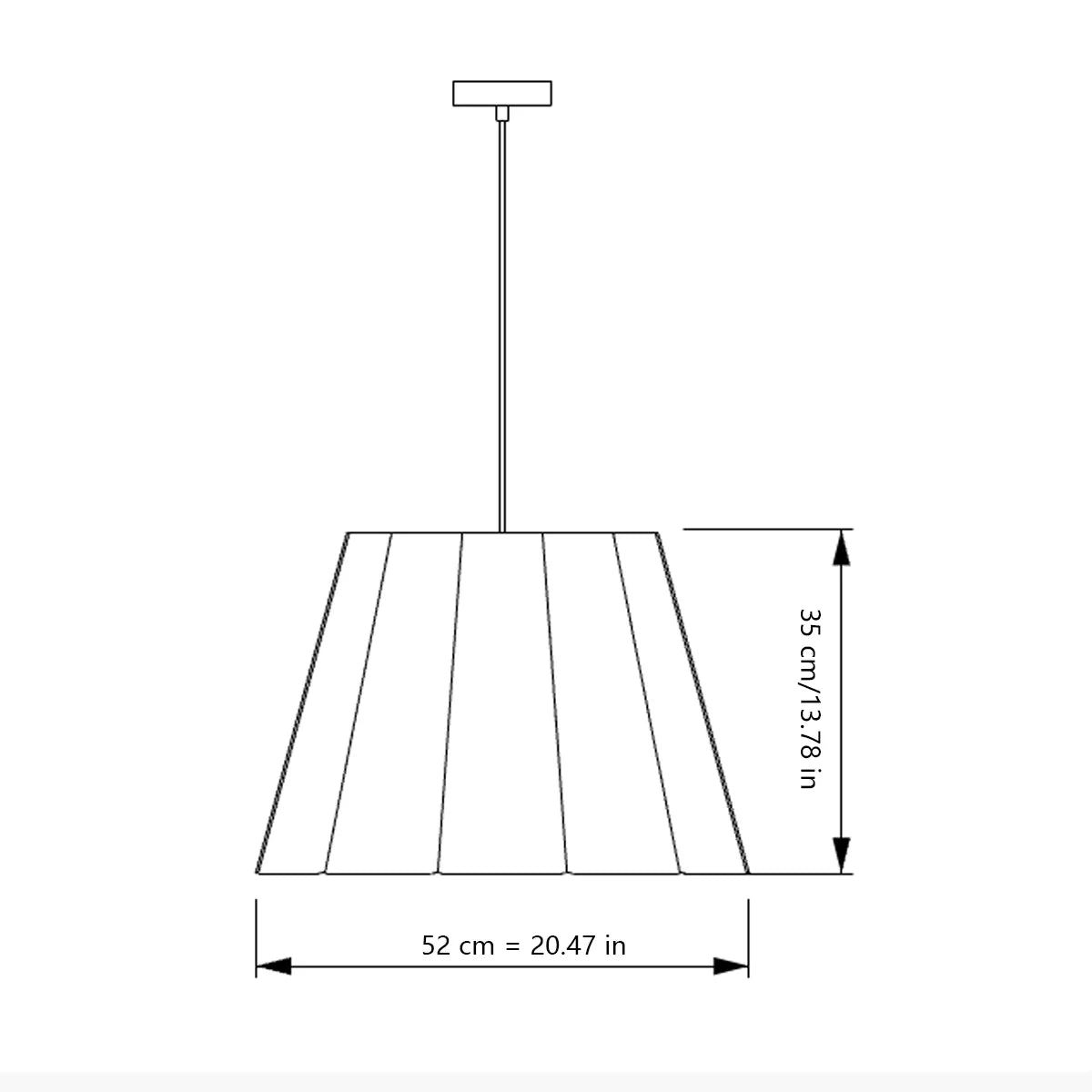 Splicing Board Circular Acoustic Pendant Light