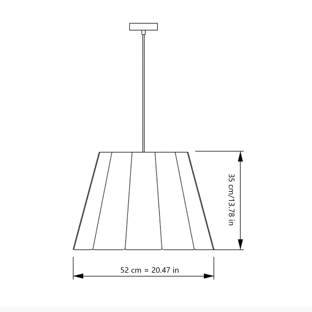 Splicing Board Circular Acoustic Pendant Light