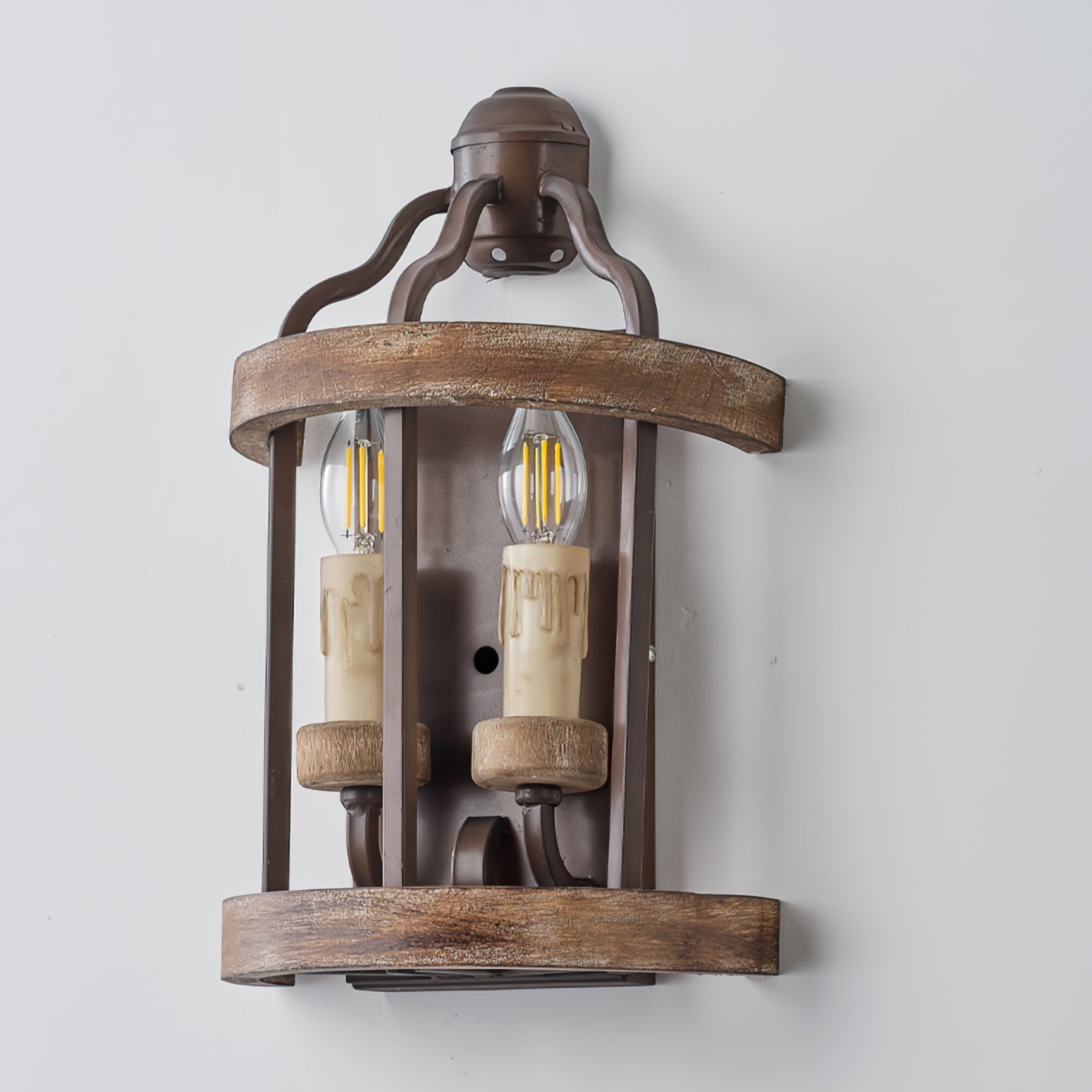 Double Candle Wall Lamp