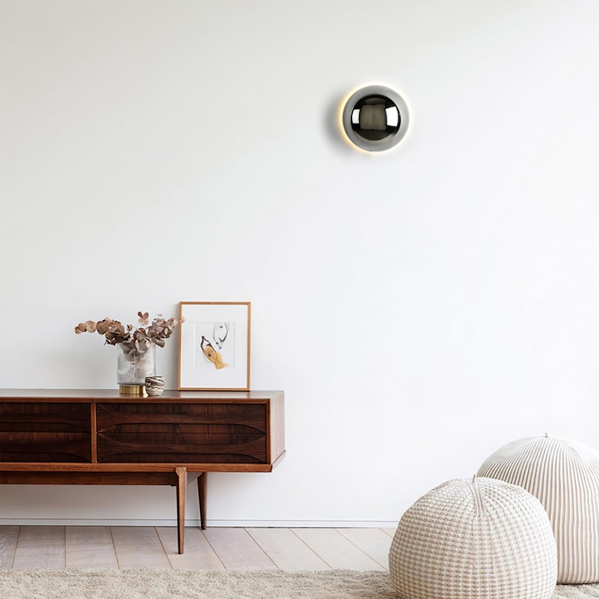 Round Metal Wall Lamp
