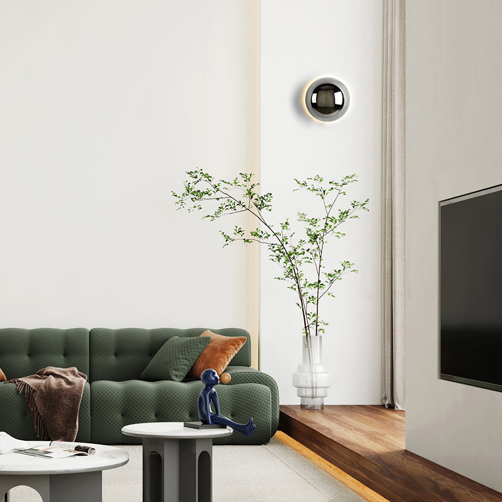 Round Metal Wall Lamp