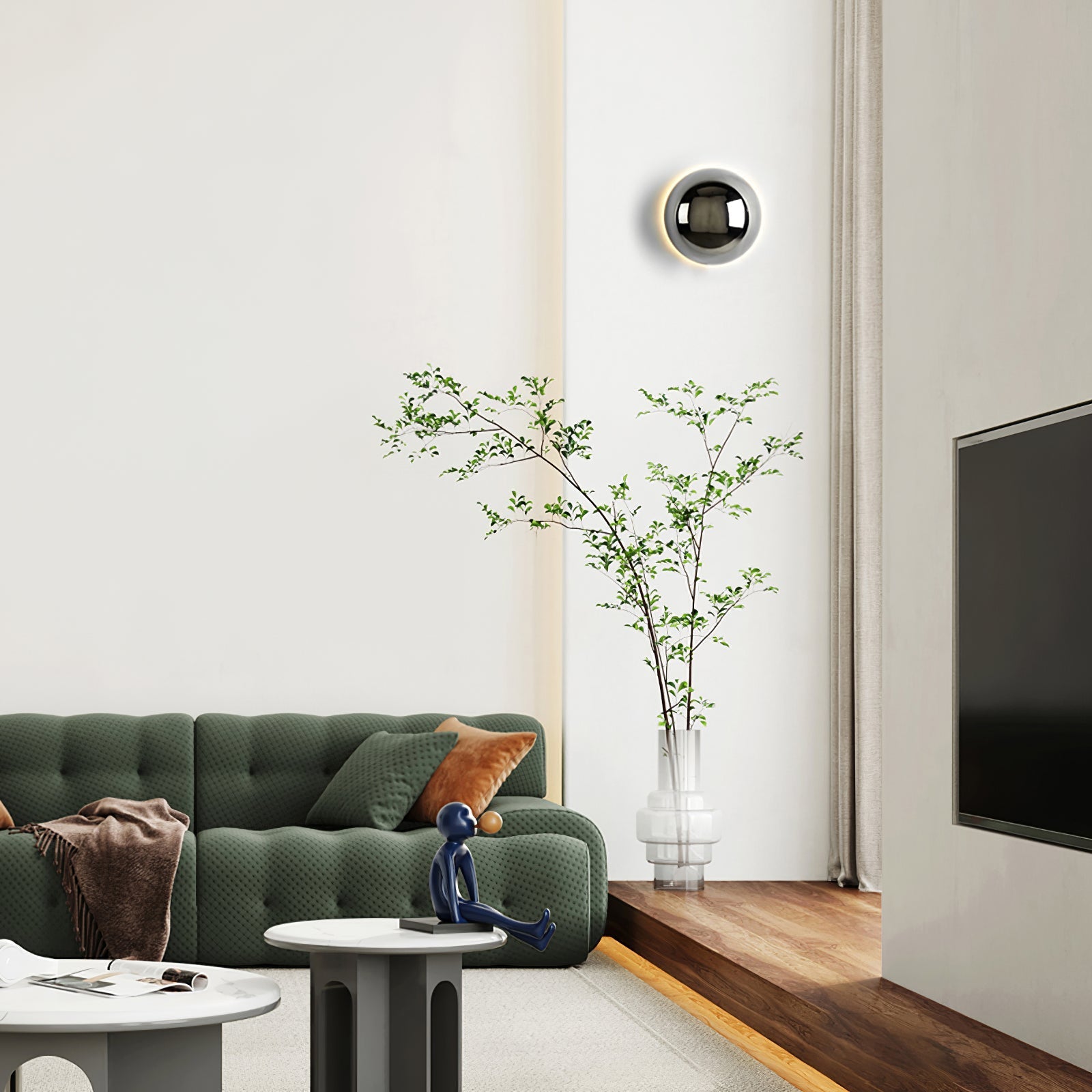 Round Metal Wall Lamp