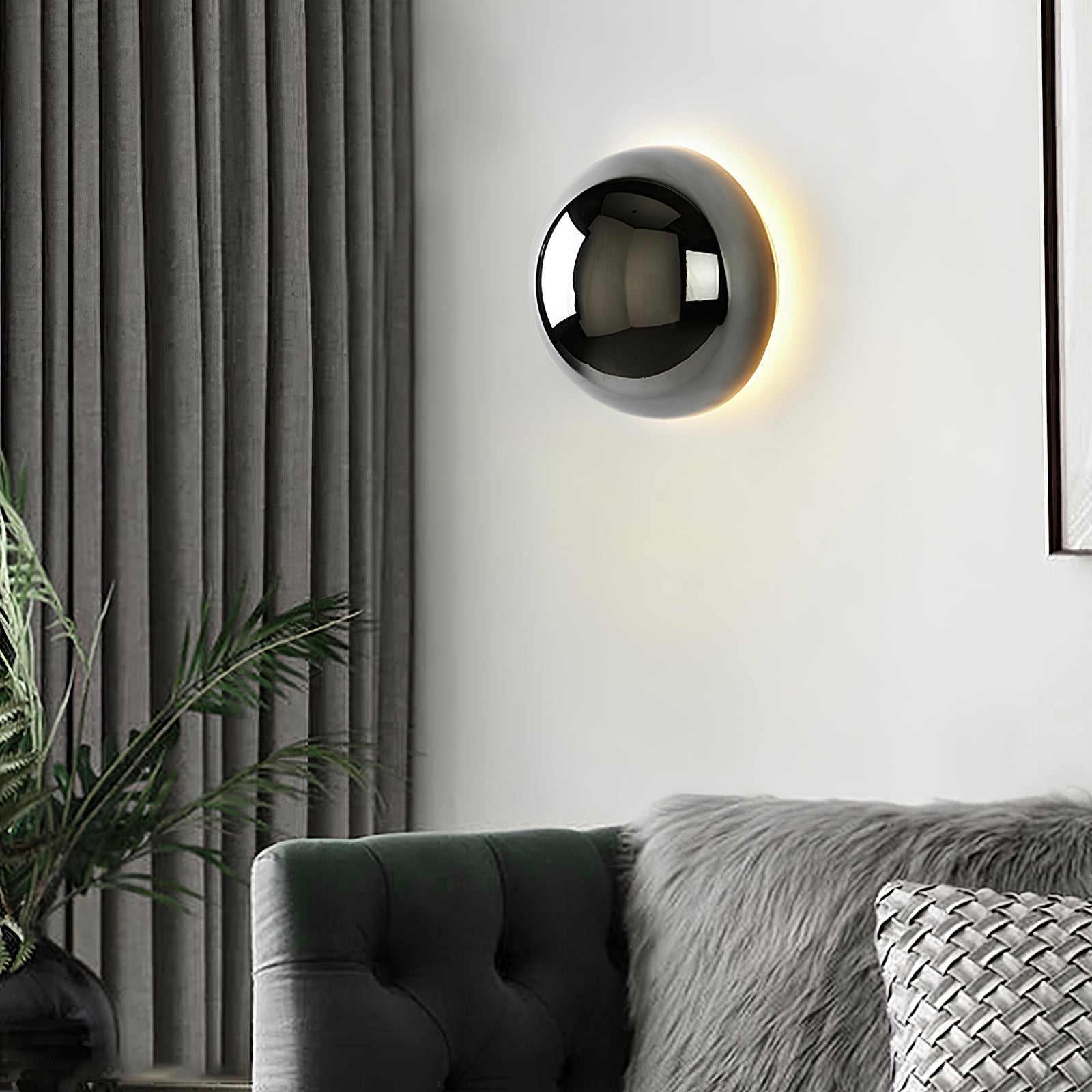 Round Metal Wall Lamp