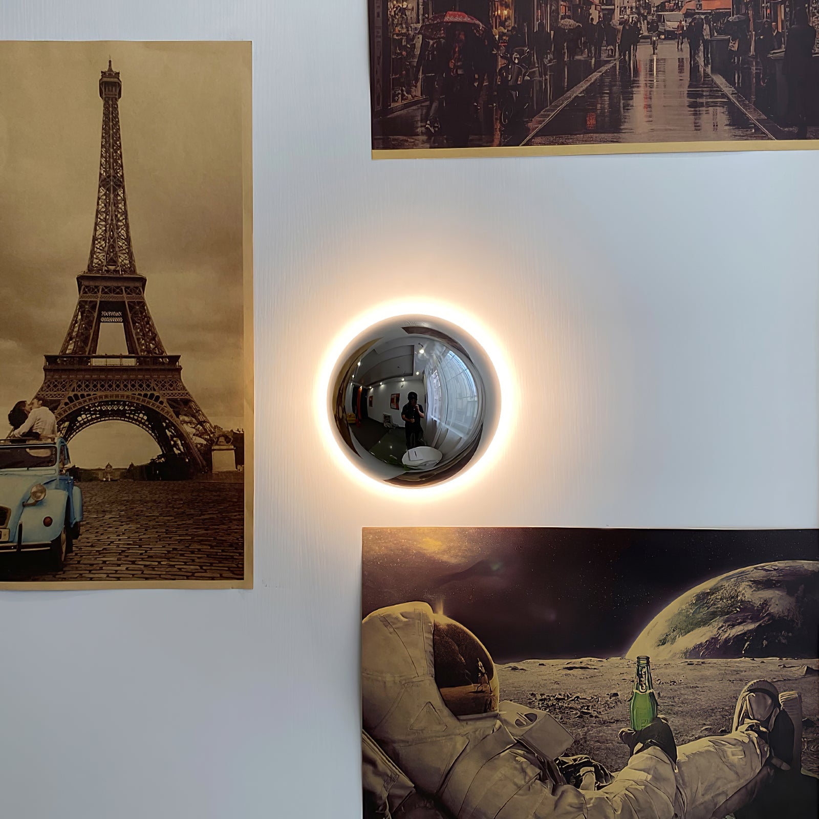 Round Metal Wall Lamp