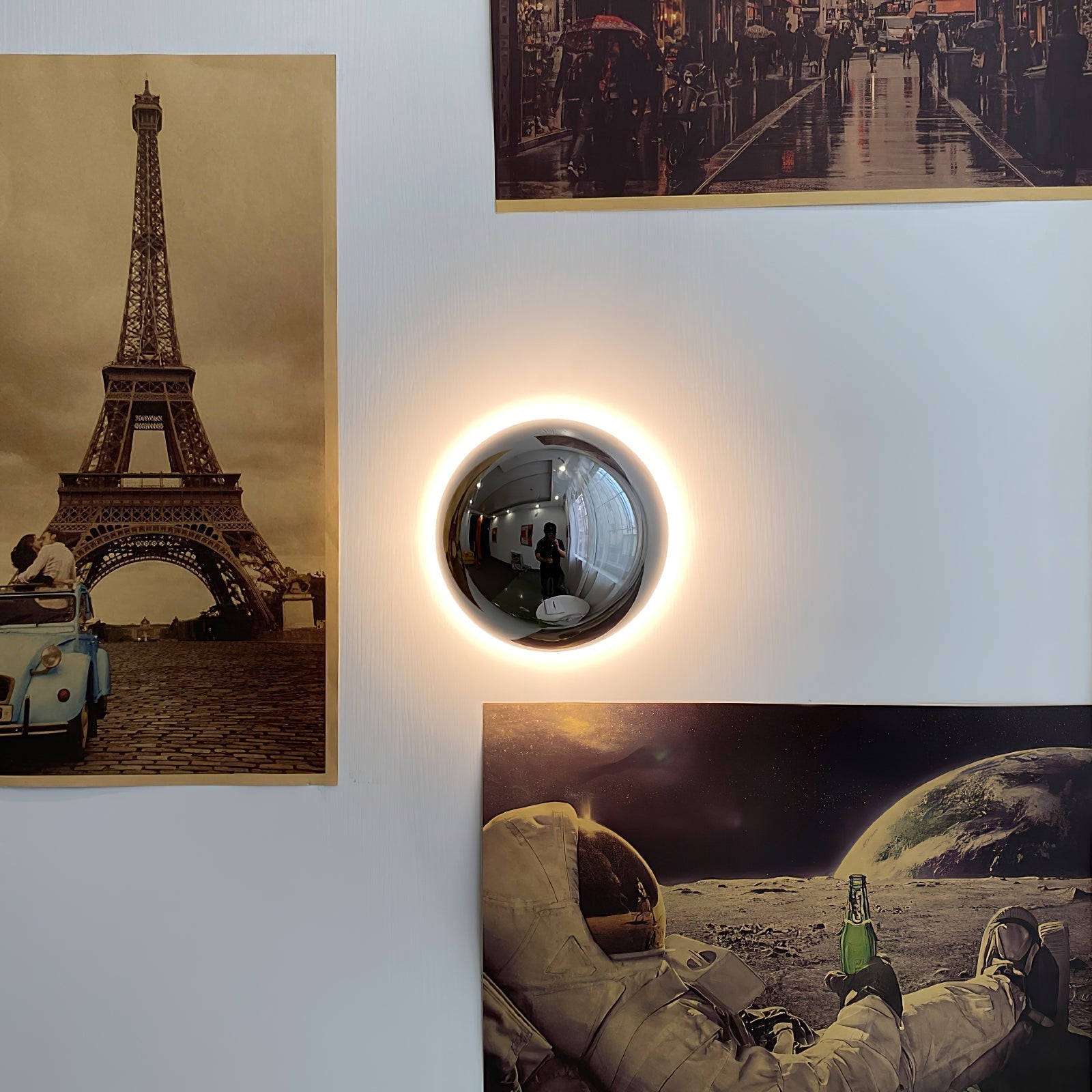 Round Metal Wall Lamp