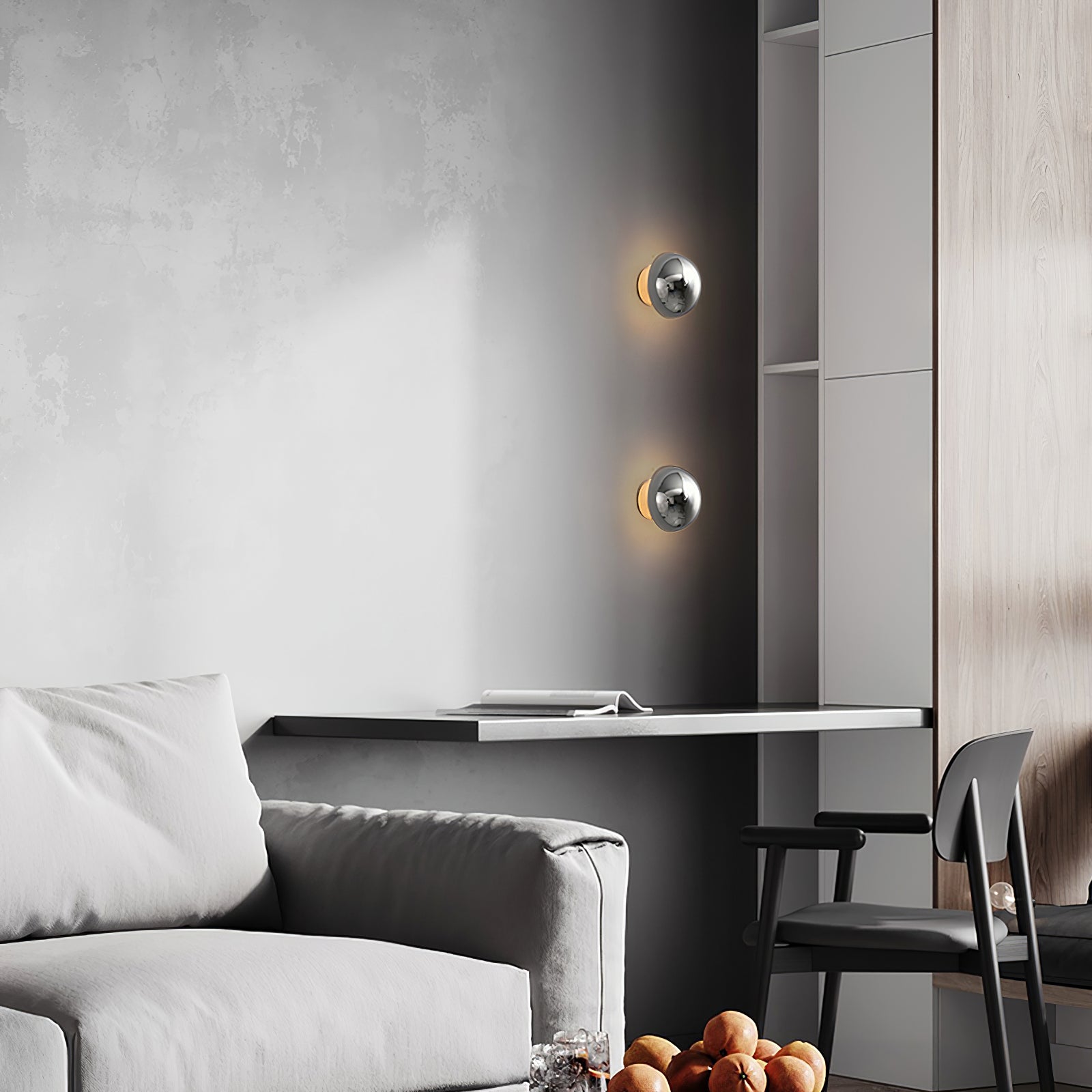 Round Metal Wall Lamp