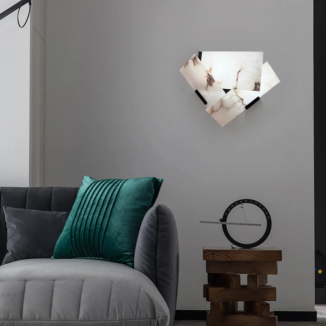 Heart Alabaster Wall Lamp