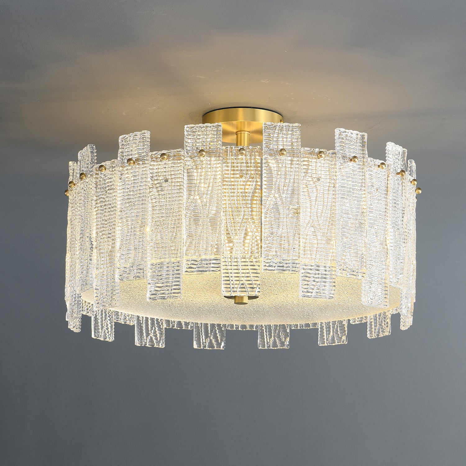 Glacier Cascade Ceiling Light