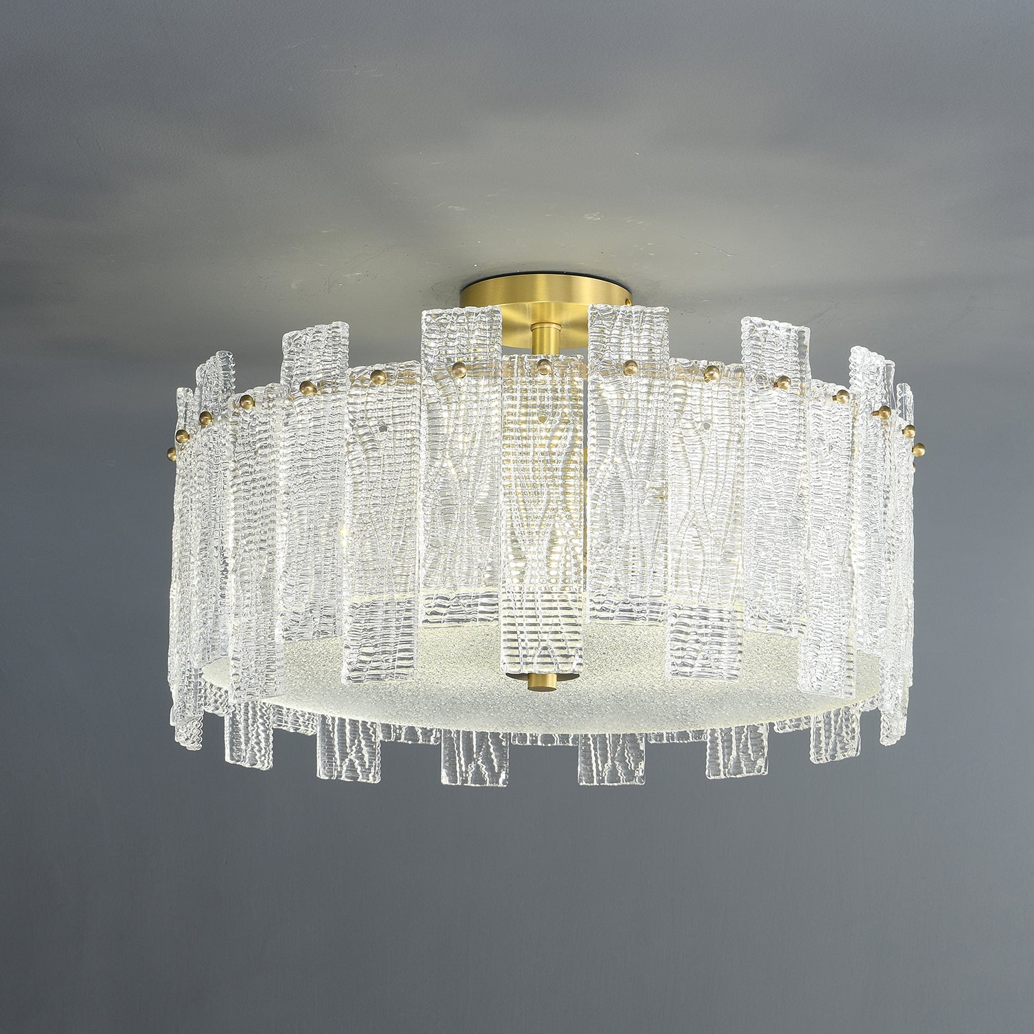 Glacier Cascade Ceiling Light