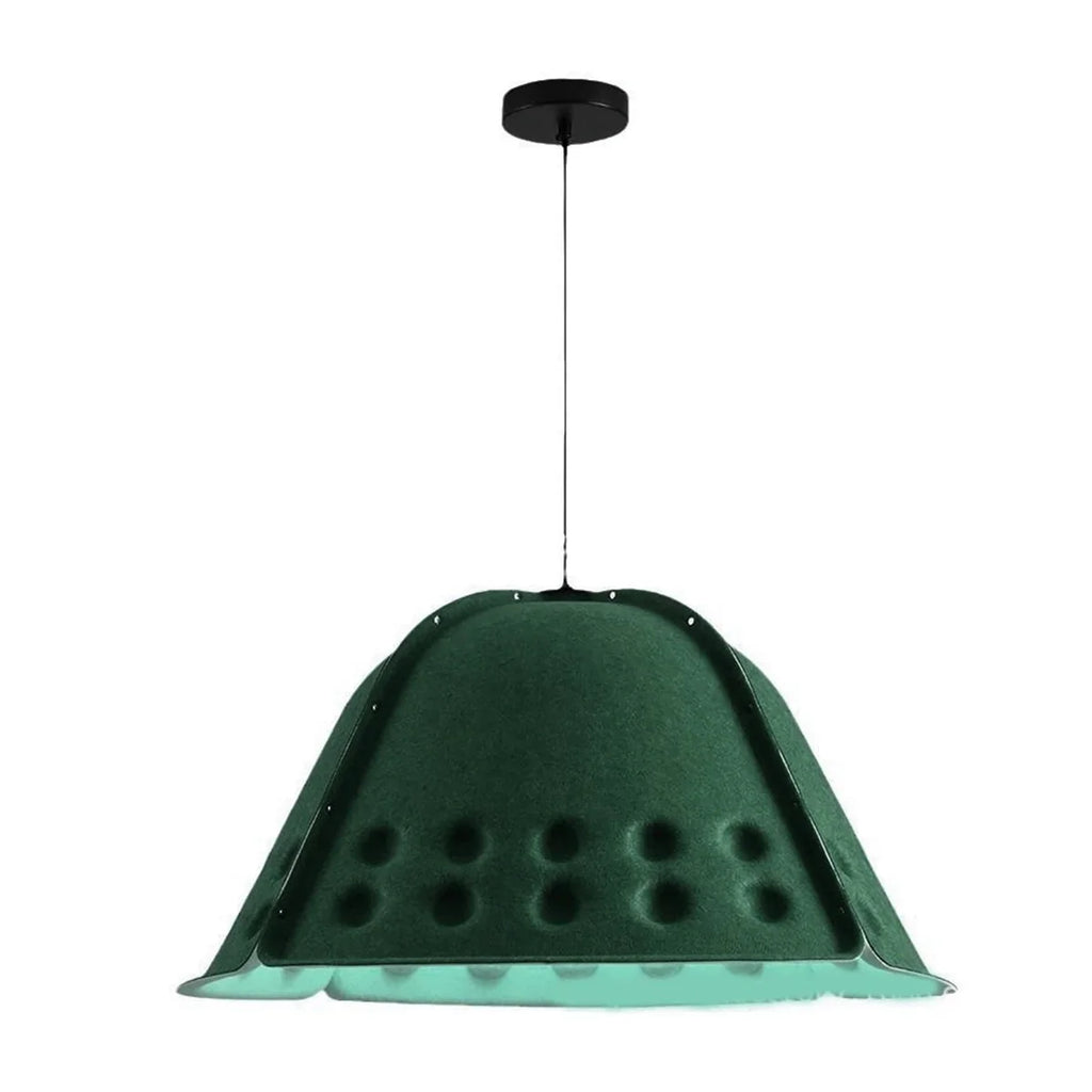 Clock Shaped Hot Pressed Acoustic Pendant Light