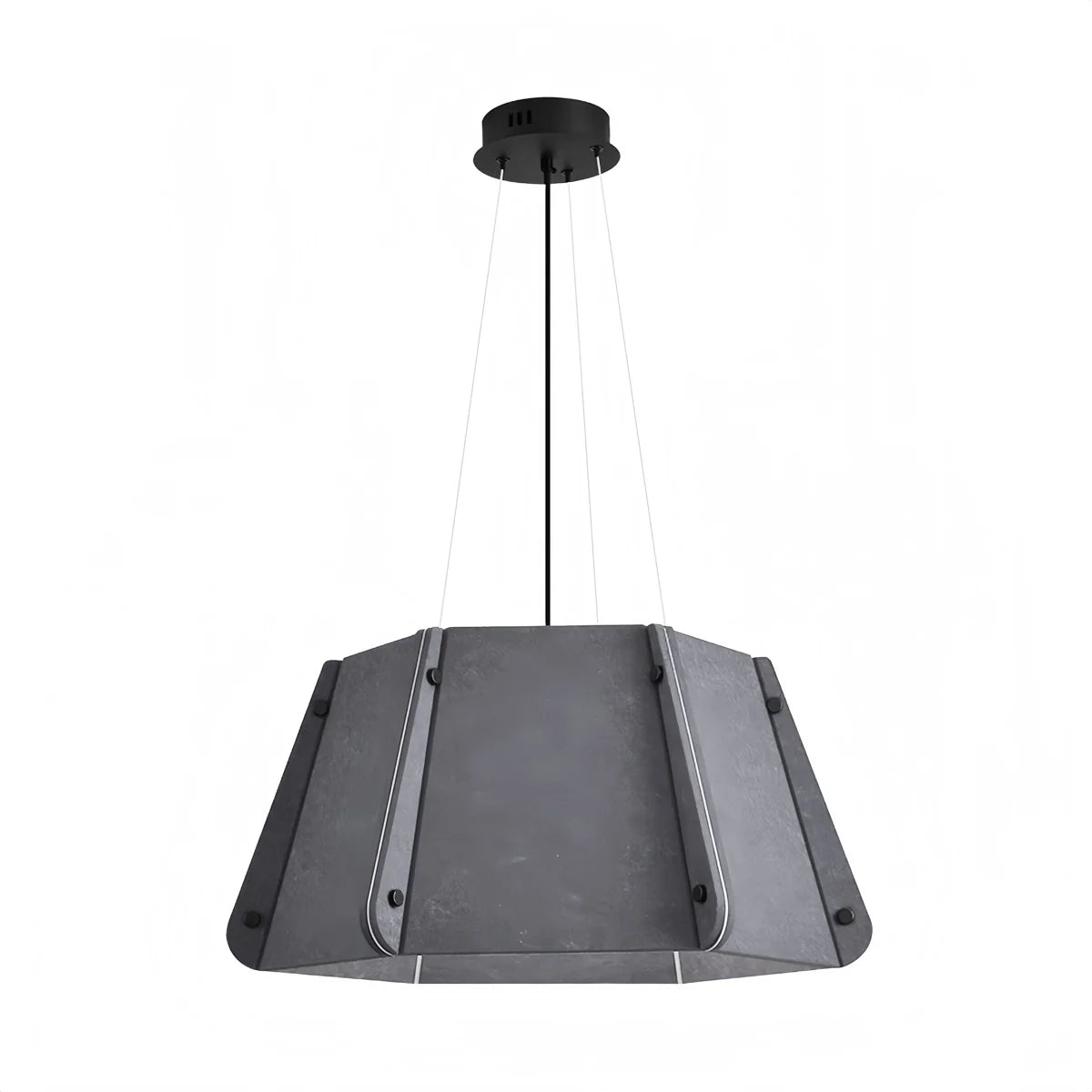 Outward Turning Circular Cone Acoustic Pendant Light
