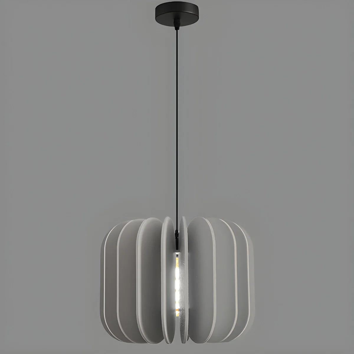 Pumpkin Slice Acoustic Pendant Light