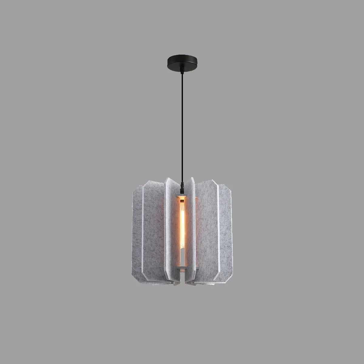 Rectangular Piece Acoustic Pendant Light