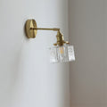Jewel Glass Brass Wall Lamp