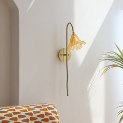 Lotus Amber Wall Sconce