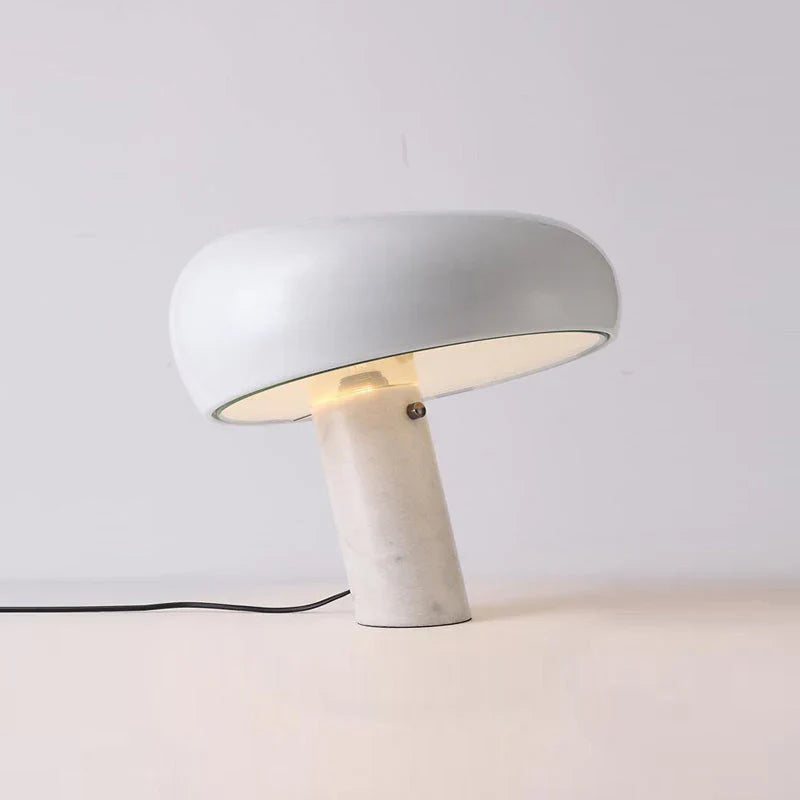 Marble Snoopy Glass Table Lamp