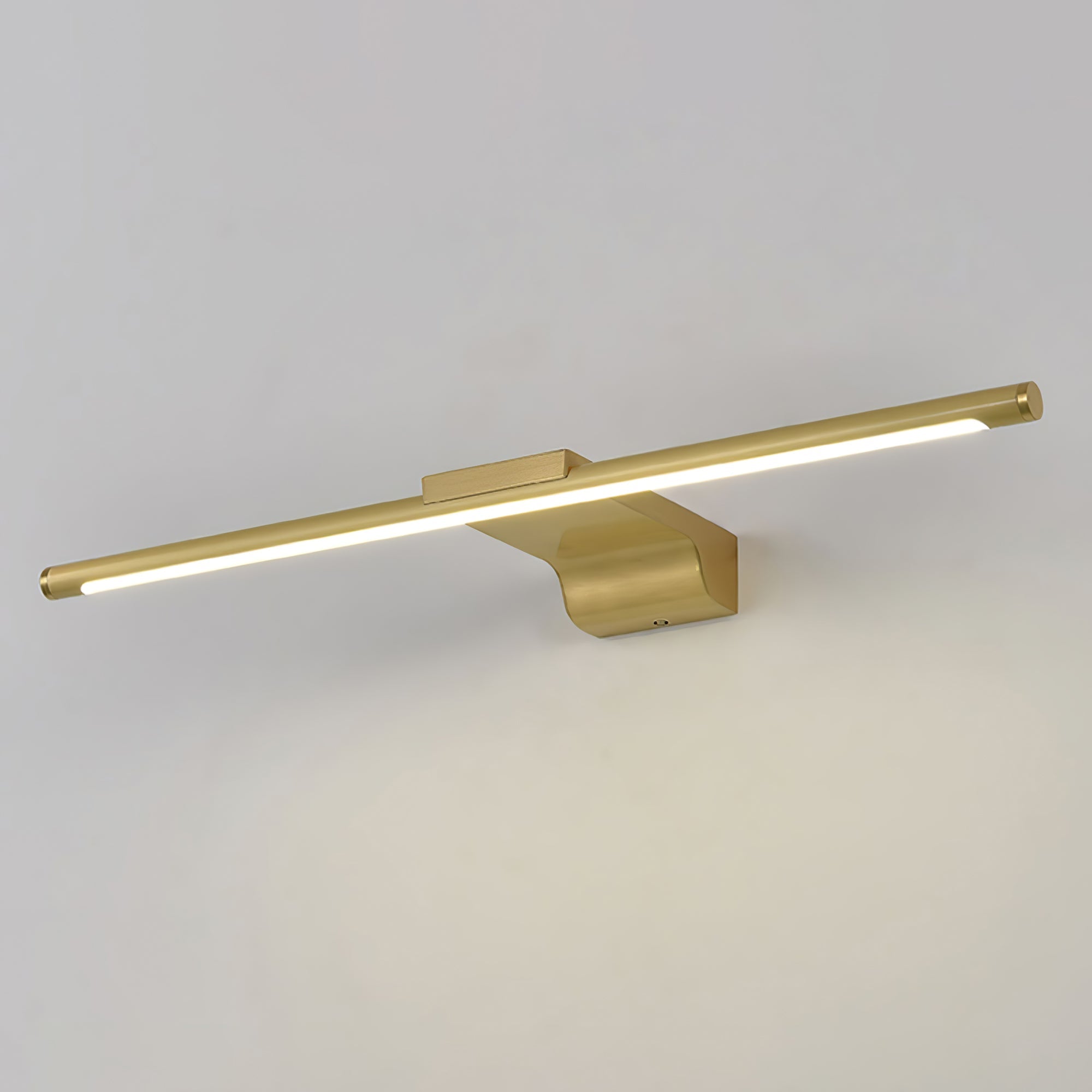 Metallic Streamlined Wall Light