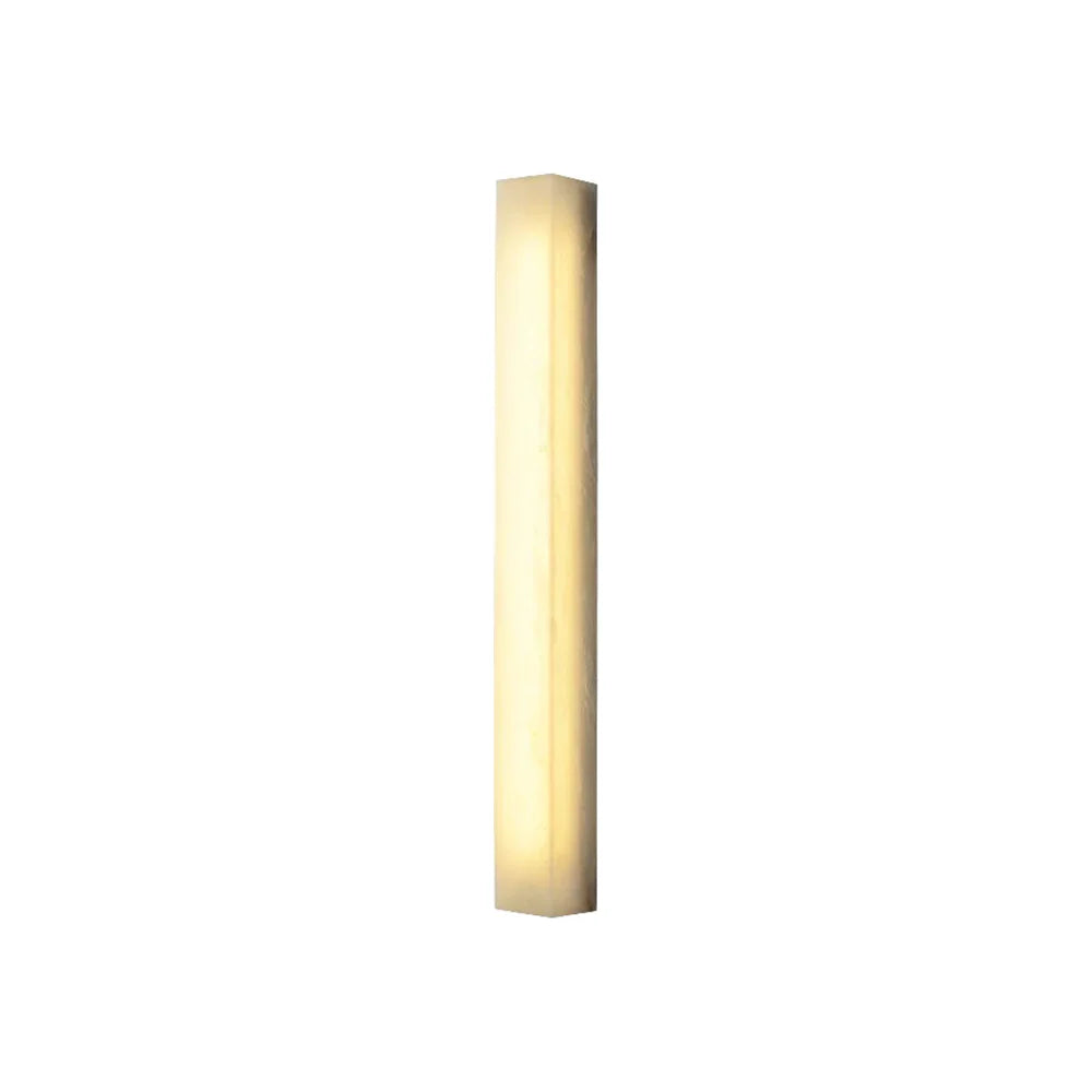 Modern Alabaster Rectangle Wall Sconce