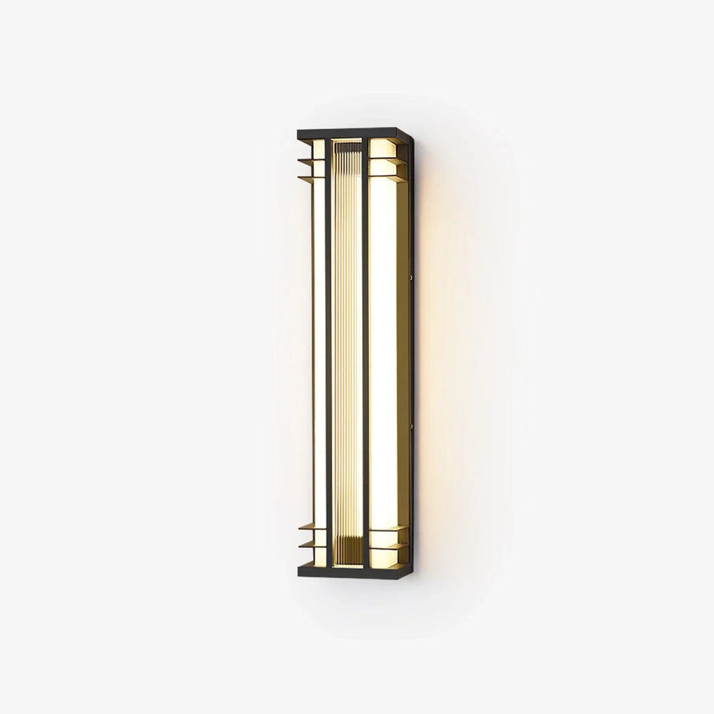 Double Axis Long Outdoor Wall Lamp