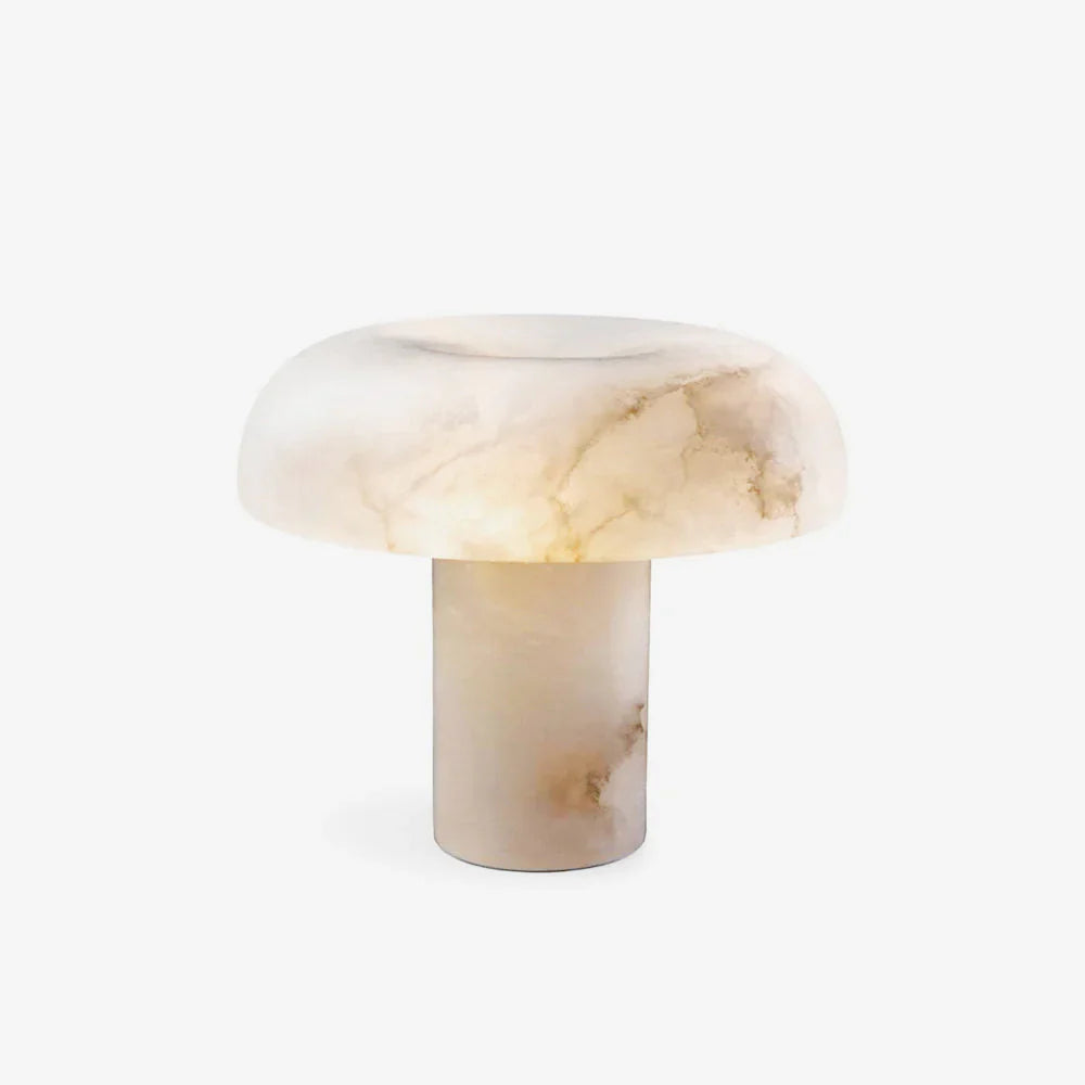Mushroom Type Alabaster Table Lamp