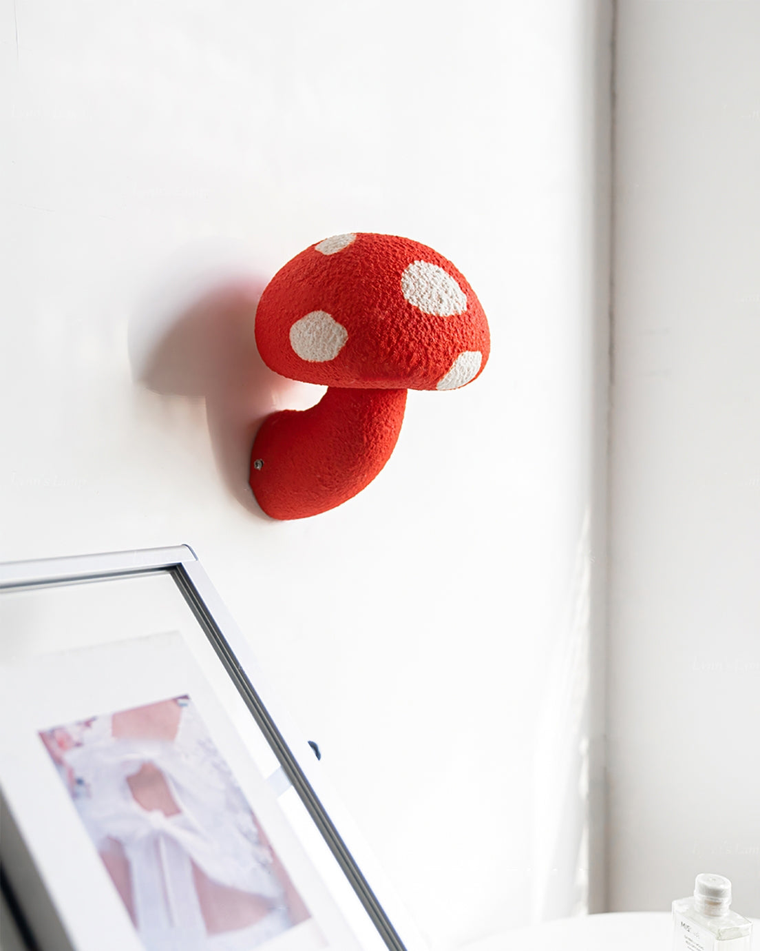 Mushroom Resin Wall Lamp