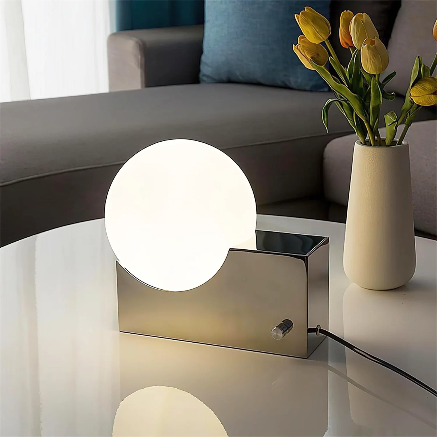 Natalia Glass Table Lamp