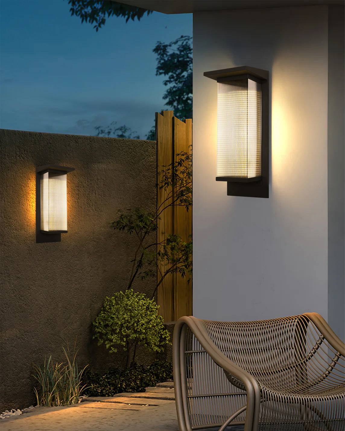 Oleron Box Outdoor Wall Lamp