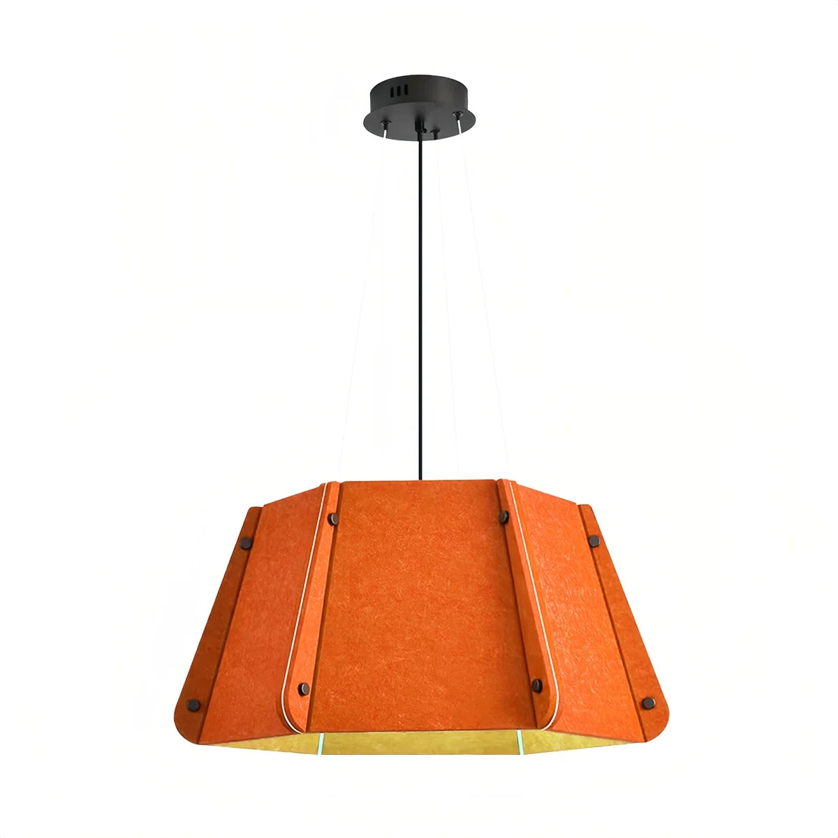 Outward Turning Circular Cone Acoustic Pendant Light