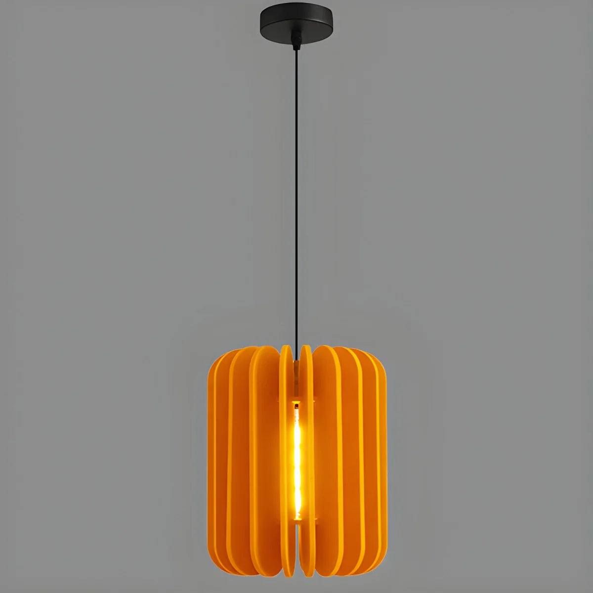 Pumpkin Slice Acoustic Pendant Light