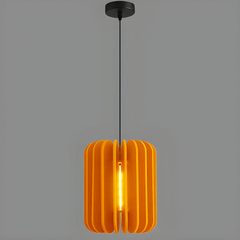 Pumpkin Slice Acoustic Pendant Light