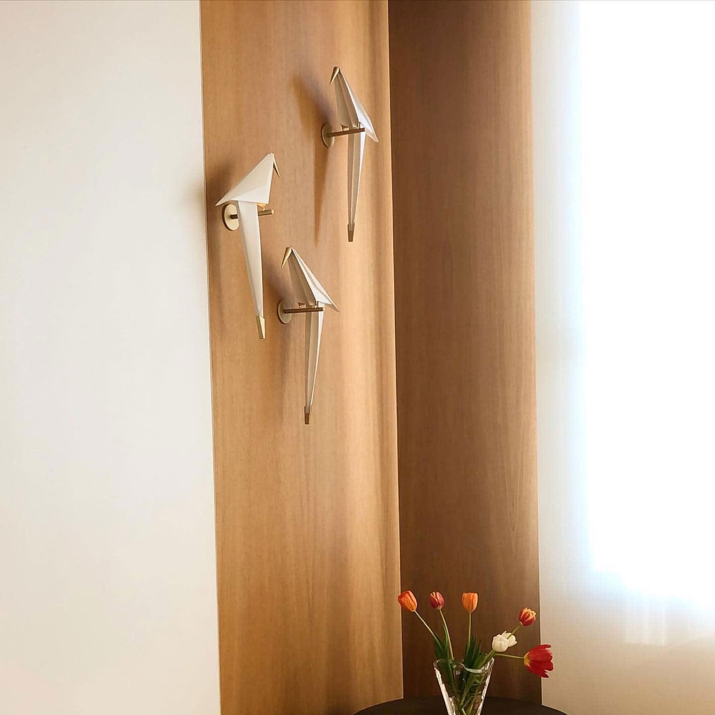 Perching Bird Wall Lamp