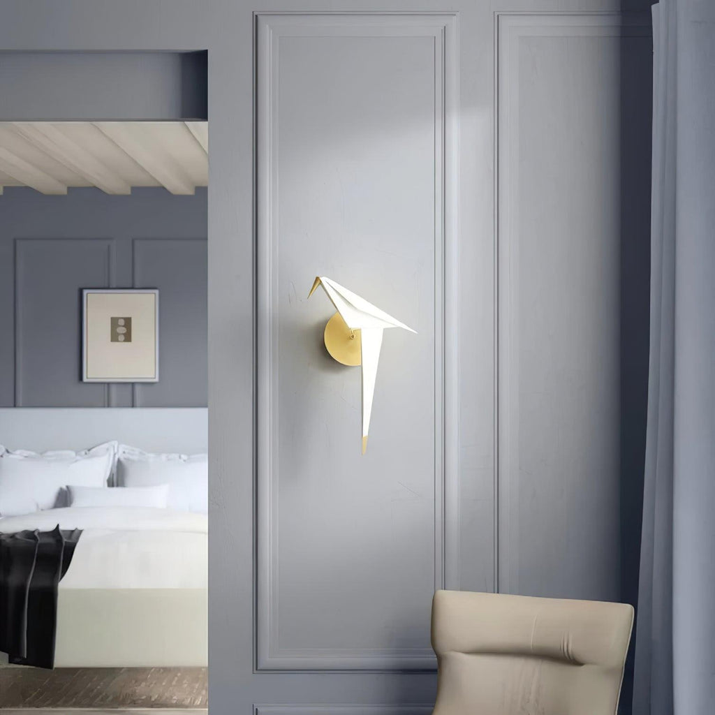 Perching Bird Wall Lamp