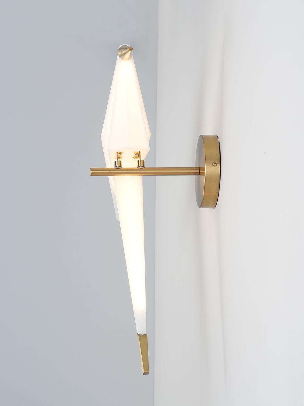 Perching Bird Wall Lamp