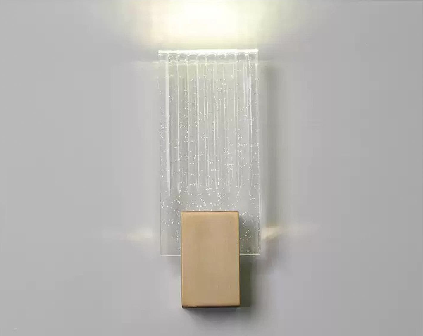 Pleated Crystal Wall Lamp