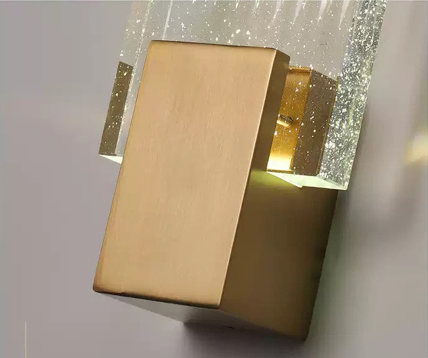Pleated Crystal Wall Lamp