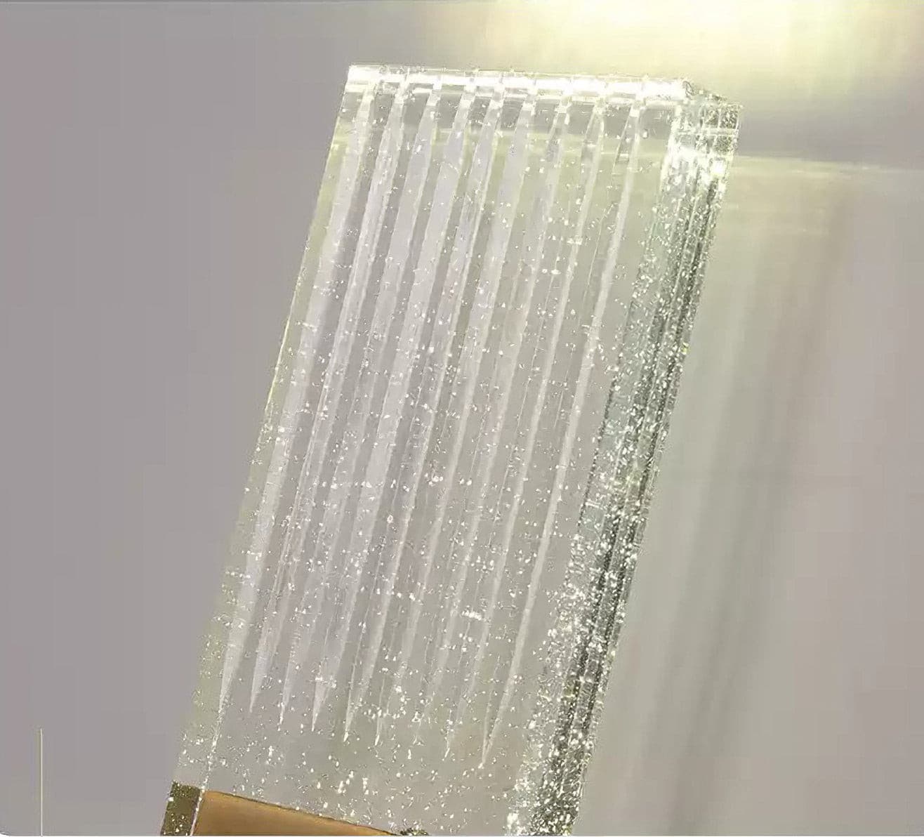 Pleated Crystal Wall Lamp