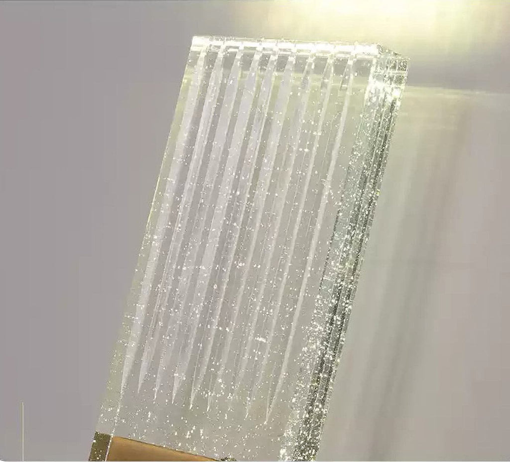 Pleated Crystal Wall Lamp