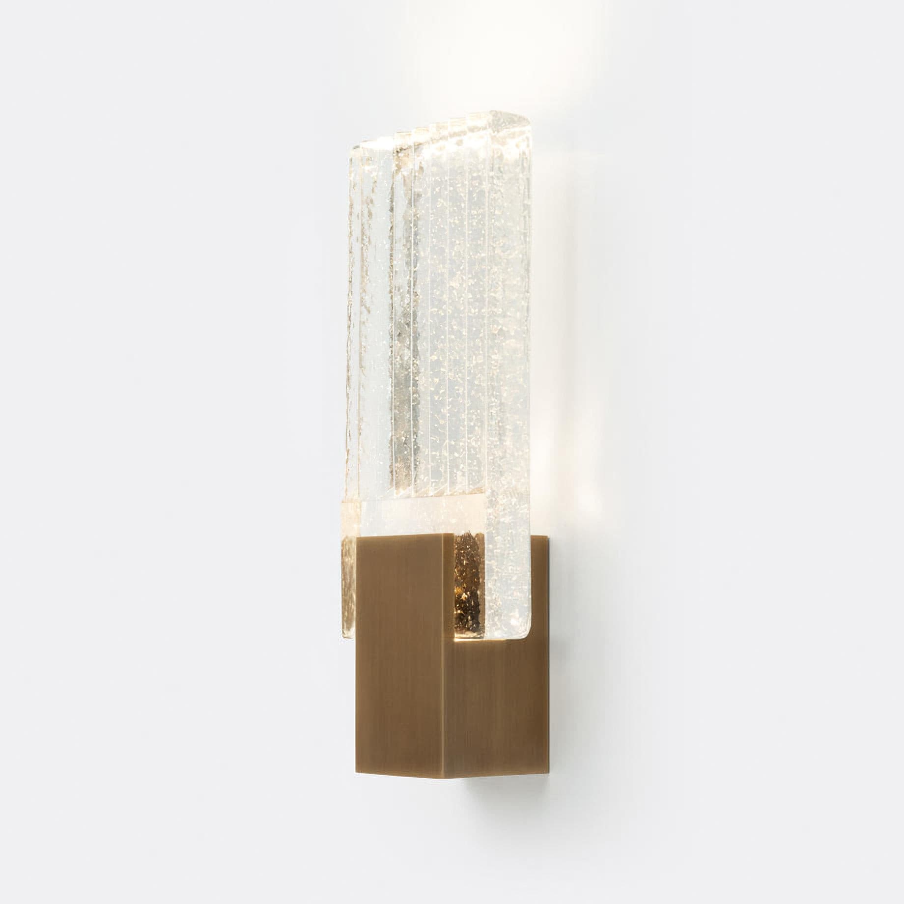 Pleated Crystal Wall Lamp