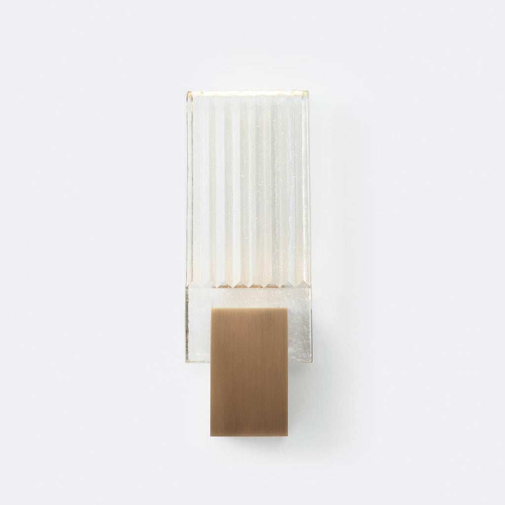 Pleated Crystal Wall Lamp