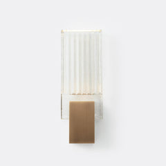 Pleated Crystal Wall Lamp