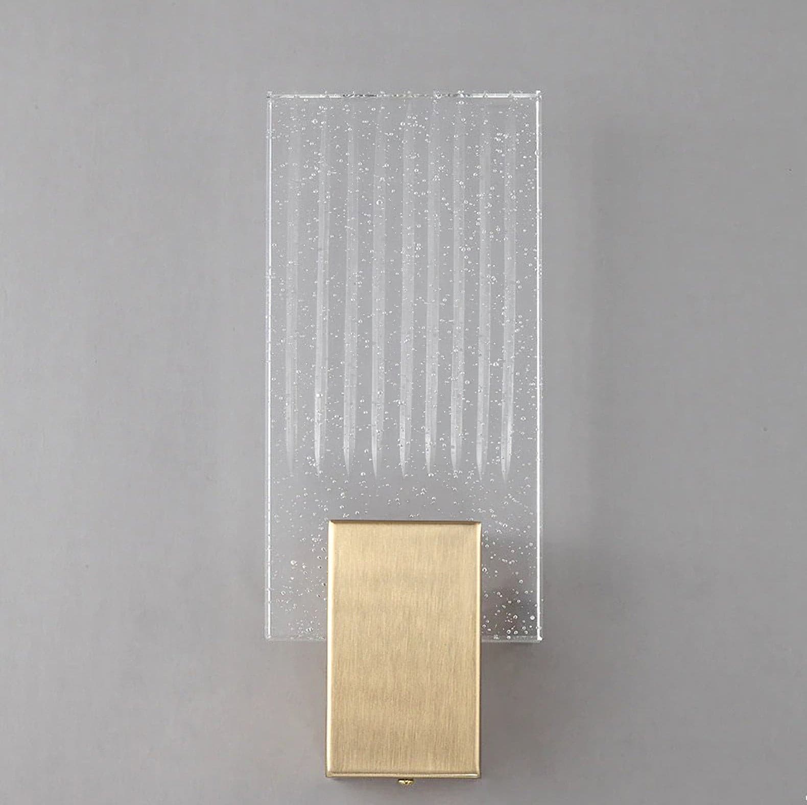 Pleated Crystal Wall Lamp
