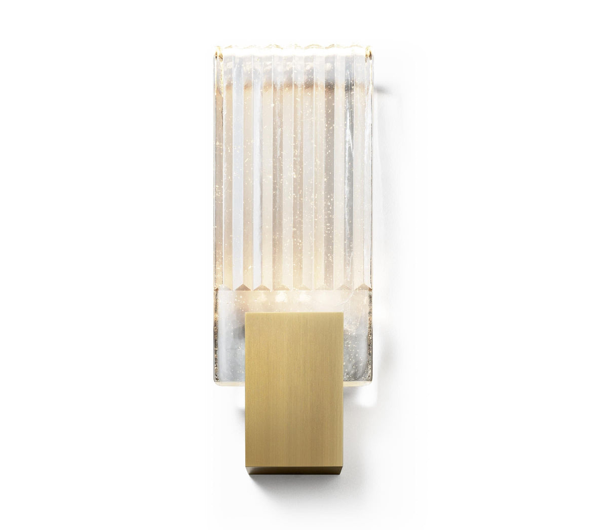 Pleated Crystal Wall Lamp