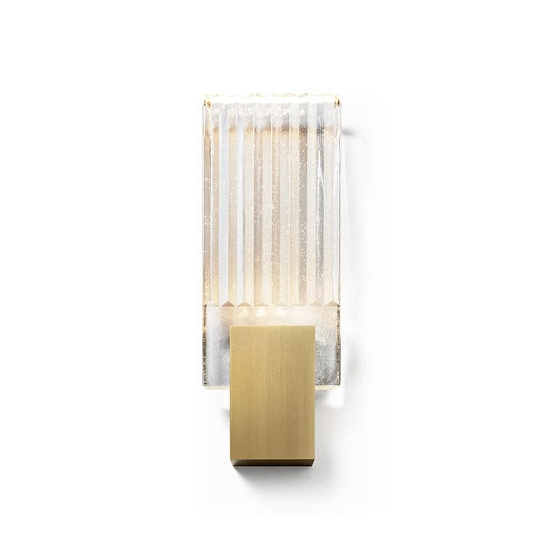 Pleated Crystal Wall Lamp