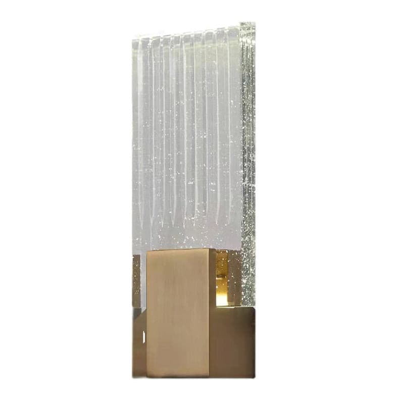 Pleated Crystal Wall Lamp