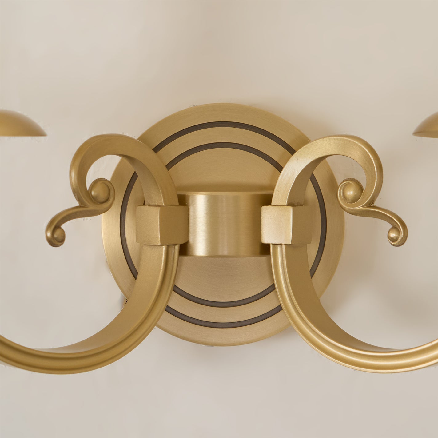 Pleated Brass Wall Lamp