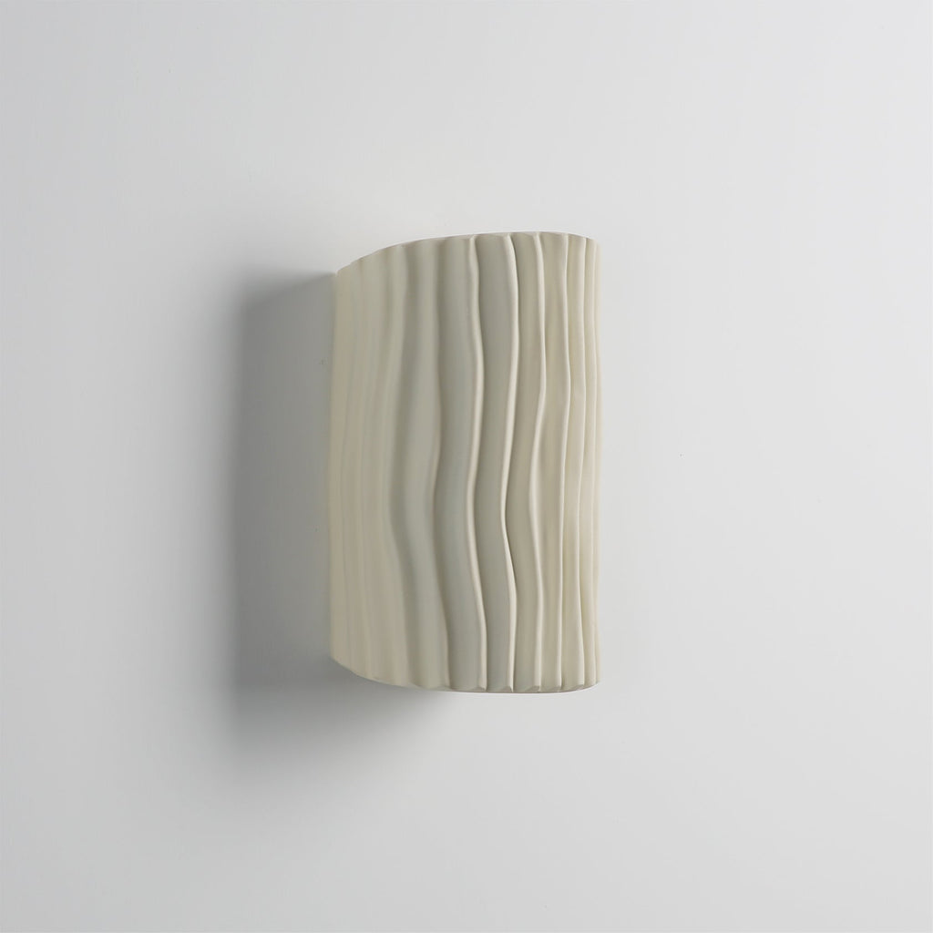 Pleated Resin Wall Lamp