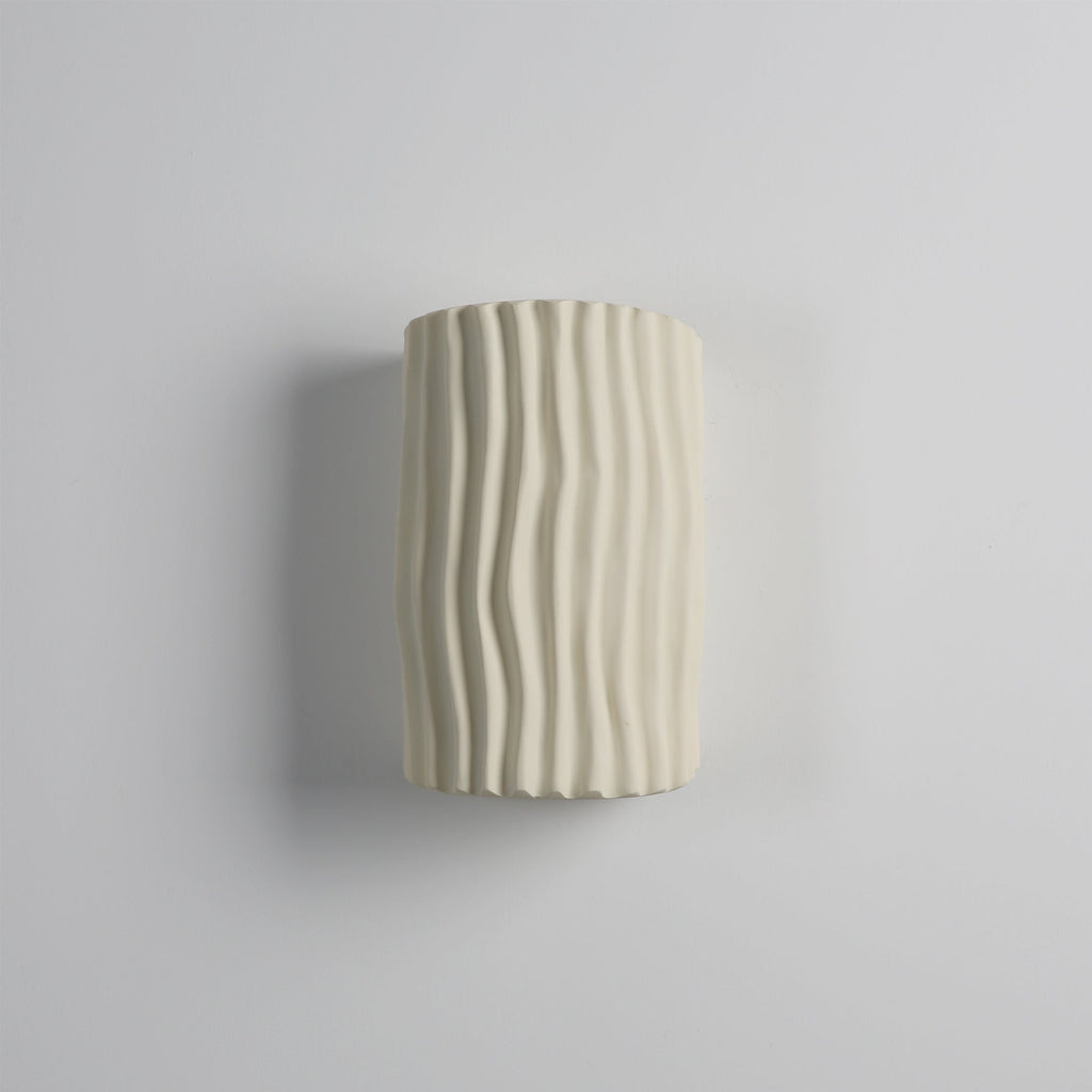 Pleated Resin Wall Lamp